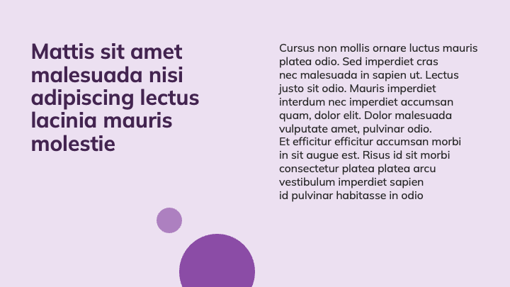 Bold Circle Violet slide 6